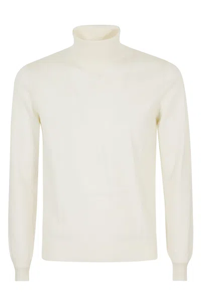 Tagliatore Maglia Girocollo In White