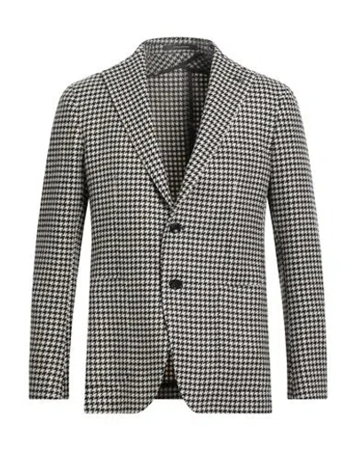 Tagliatore Man Blazer Beige Size 38 Virgin Wool, Polyamide In Multi