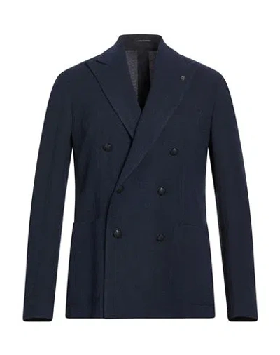 Tagliatore Man Blazer Beige Size 38 Viscose, Linen, Cotton In Green