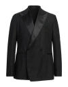 Tagliatore Man Blazer Black Size 44 Super 110s Wool In Black