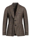 Tagliatore Man Blazer Camel Size 38 Virgin Wool In Beige