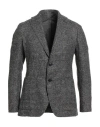 Tagliatore Montecarlo Checked Jacket In Gray