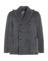 Tagliatore Man Blazer Grey Size 38 Cotton, Cashmere In Multi