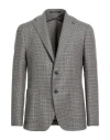 Tagliatore Man Blazer Grey Size 42 Virgin Wool In Gray