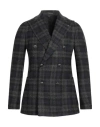 Tagliatore Man Blazer Midnight Blue Size 38 Alpaca Wool, Wool, Polyamide In Blue