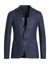 Tagliatore Herringbone-pattern Blazer In Blue