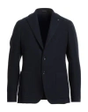 Tagliatore Man Blazer Midnight Blue Size 38 Virgin Wool, Polyamide
