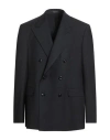 Tagliatore Man Blazer Midnight Blue Size 44 Polyester, Virgin Wool, Elastane In Blue