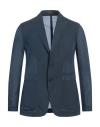 Tagliatore Man Blazer Navy Size 40 Polyamide, Polyester In Navy