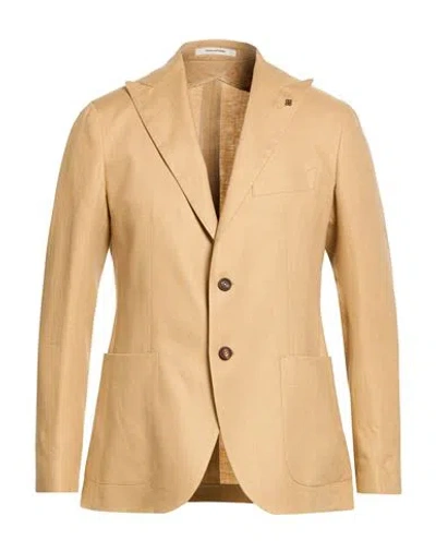 Tagliatore Single-breasted Notch-lapels Suit In Nude