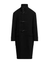 Tagliatore Man Coat Black Size 44 Wool, Polyamide In Black