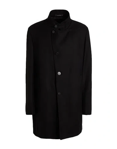 Tagliatore Man Coat Black Size 46 Virgin Wool