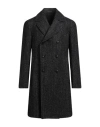 Tagliatore Man Coat Black Size 50 Wool, Acrylic, Polyester, Polyamide In Black