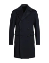 Tagliatore Man Coat Midnight Blue Size 38 Cashmere