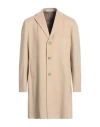 Tagliatore Man Coat Sand Size 44 Virgin Wool, Cashmere In Beige