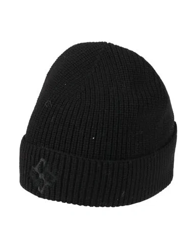 Tagliatore Man Hat Black Size Onesize Merino Wool