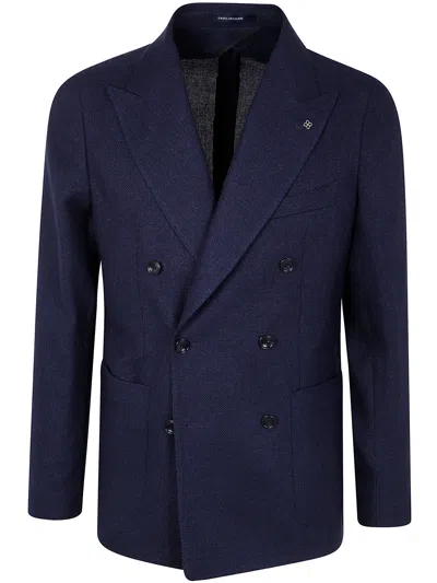 Tagliatore Man Jacket In Blue