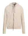 Tagliatore Man Jacket Beige Size 38 Lambskin In Beige