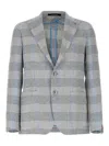 Tagliatore 'montecarlo' Blazer Featuring Notch Lapel In Blue