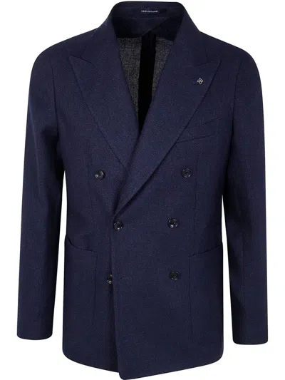 Tagliatore Man Jacket In Blue