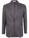 Tagliatore Man Jacket Clothing In Gray
