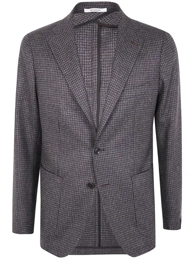Tagliatore Man Jacket Clothing In Gray