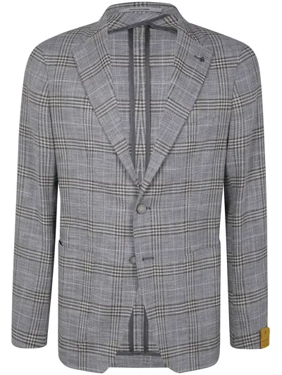 Tagliatore Man Jacket Clothing In Grey