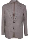 Tagliatore Single-breasted Blazer In Gray