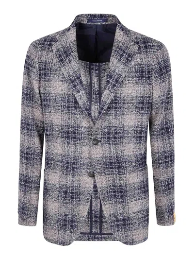 Tagliatore Plaid Single-breasted Jacket In Multi