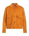 Tagliatore Man Jacket Marigold Size 38 Polyamide In Orange