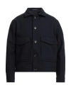 Tagliatore Long-sleeved Casual Jacket In Blue