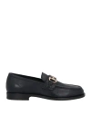 Tagliatore Man Loafers Midnight Blue Size 9 Leather In Blue
