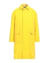 Tagliatore Man Overcoat & Trench Coat Yellow Size 38 Polyamide, Polyester, Elastane In Yellow
