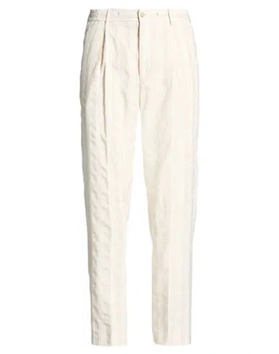 Tagliatore Man Pants Beige Size 32 Viscose, Linen, Polyamide In Neutral