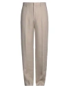 Tagliatore Man Pants Beige Size 34 Linen In Beige
