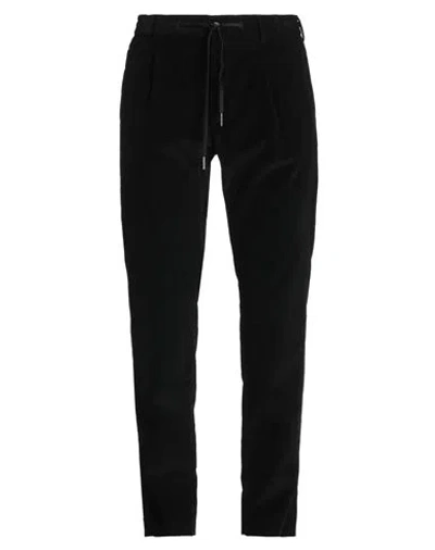Tagliatore Man Pants Black Size 32 Cotton, Elastane