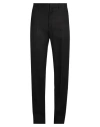 Tagliatore Man Pants Black Size 32 Linen