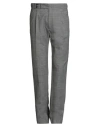 Tagliatore Man Pants Black Size 32 Virgin Wool, Polyester, Elastane In Gray