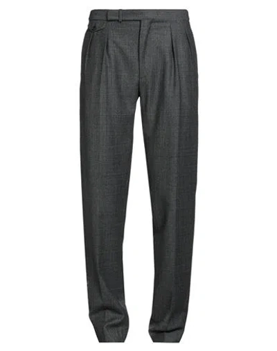 Tagliatore Man Pants Charcoal Size 32 Virgin Wool In Gray