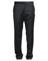 Tagliatore Man Pants Charcoal Size 42 Super 110s Wool In Black