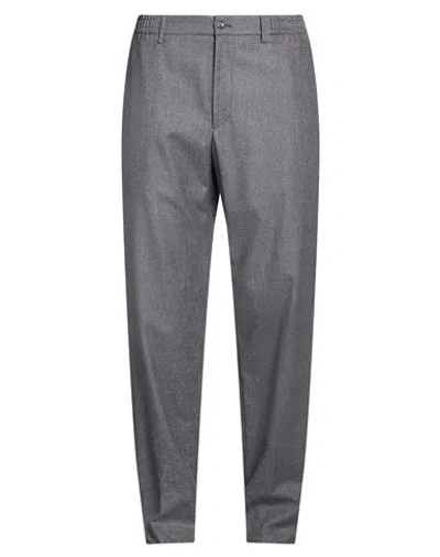 Tagliatore Man Pants Grey Size 28 Super 110s Wool, Elastane In Gray