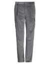 Tagliatore Man Pants Grey Size 32 Cotton, Elastane In Gray