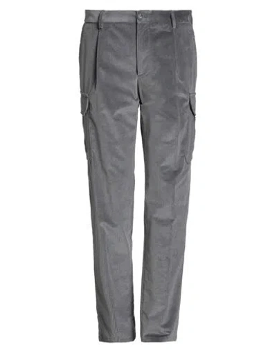 Tagliatore Man Pants Grey Size 32 Cotton, Elastane In Gray