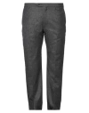 Tagliatore Man Pants Lead Size 34 Virgin Wool, Polyamide, Elastane In Gray