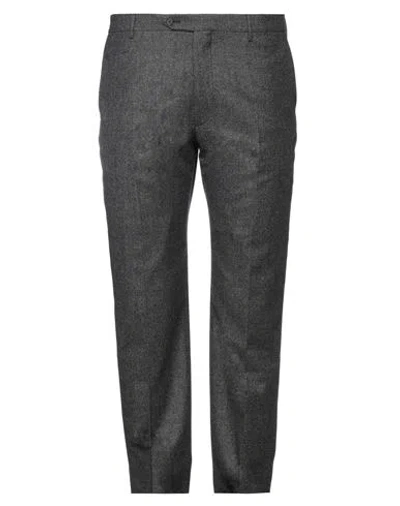 Tagliatore Man Pants Lead Size 34 Virgin Wool, Polyamide, Elastane In Gray