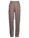 Tagliatore Man Pants Light Brown Size 30 Linen In Beige