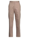 Tagliatore Man Pants Light Brown Size 32 Cotton, Elastane In Beige
