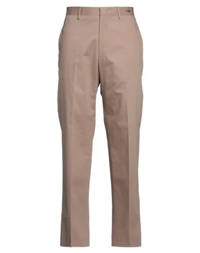 Tagliatore Man Pants Light Brown Size 32 Cotton, Elastane In Beige