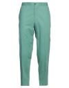 Tagliatore Man Pants Light Green Size 32 Cotton, Elastane