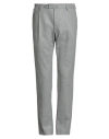 Tagliatore Man Pants Light Grey Size 32 Virgin Wool In Gray